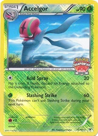 Accelgor - 12/101 (Championship Series) card artwork