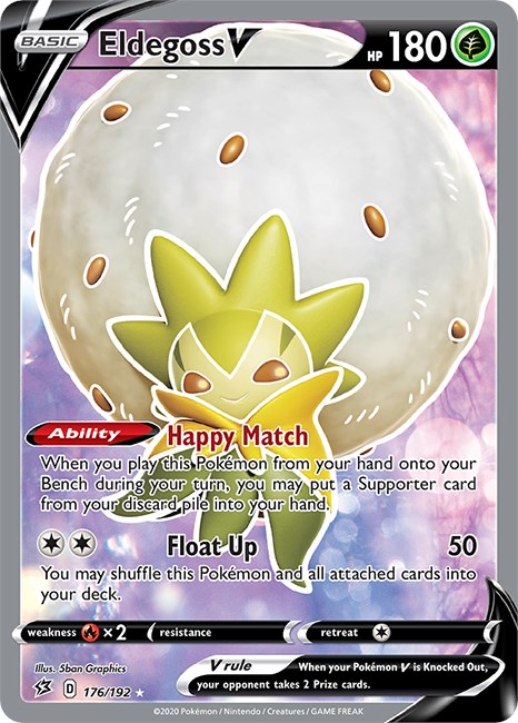 Details about   Eldegoss V Pokemon Card 005/073 Champion's Path *Mint Condition* 