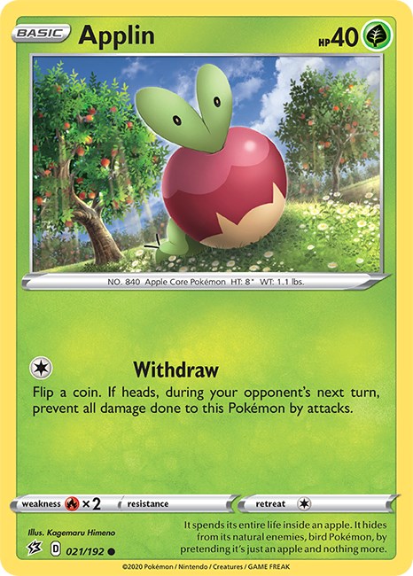 Applin card artwork