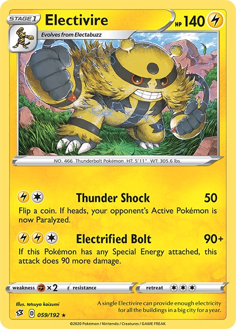 Electivire card artwork