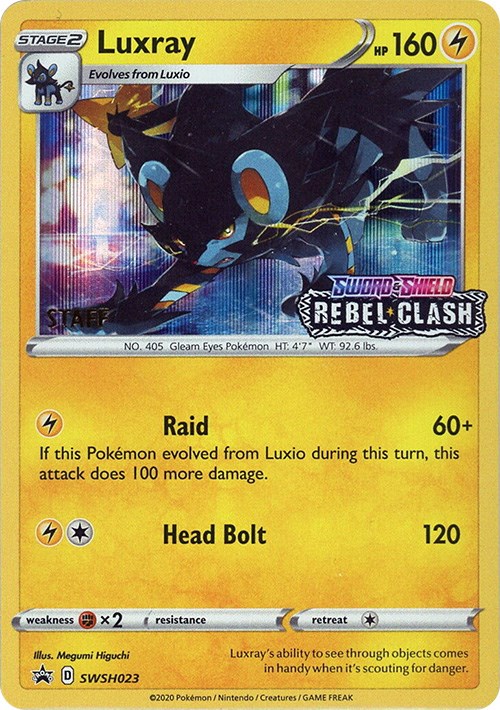 Luxray card artwork