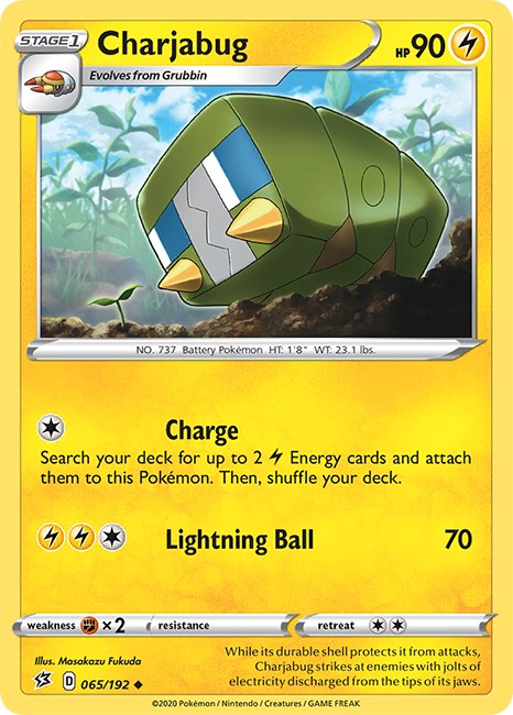 Charjabug card artwork