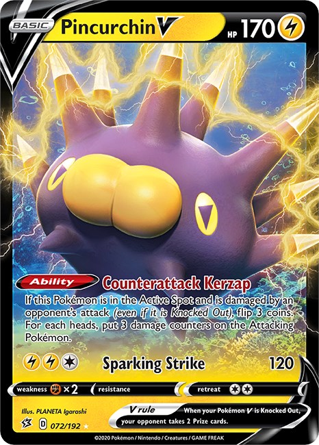 Pincurchin V card artwork