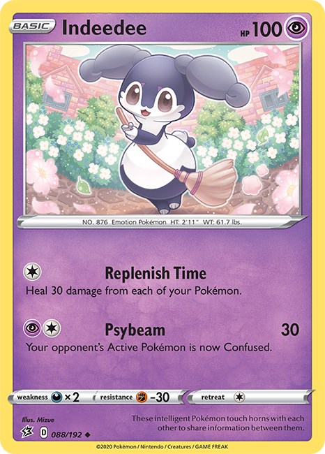 Indeedee card artwork