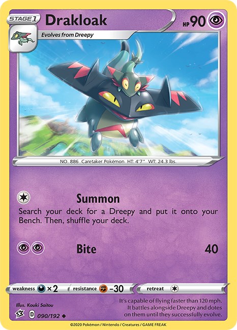Drakloak card artwork