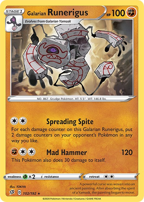 Galarian Runerigus card artwork