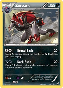 Zoroark card artwork