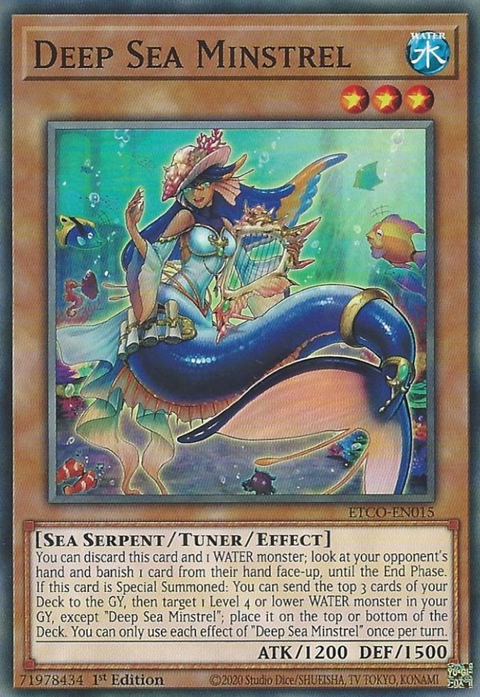 Yu-Gi-Oh card ETCO-JP061 Deep Sea Aria ETERNITY CODE Japanese