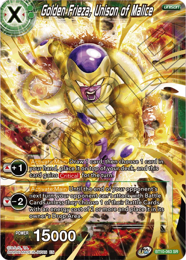 Golden Frieza, Unison of Malice - Rise of the Unison Warrior - Dragon ...