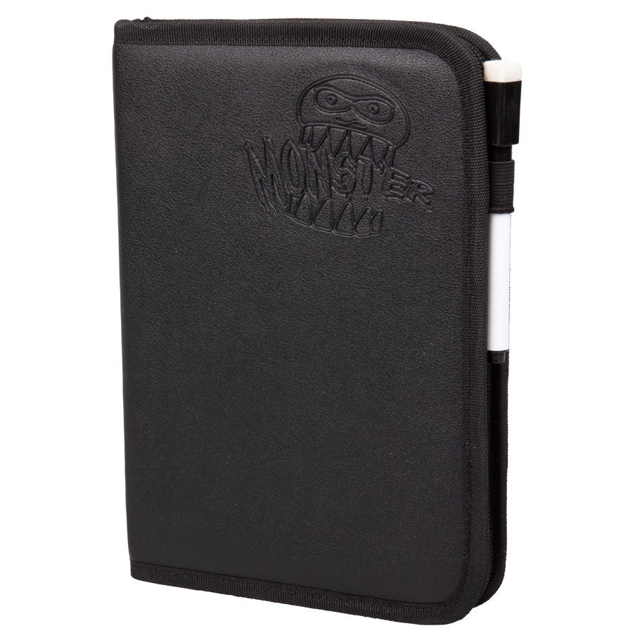 Monster Deluxe Zipper BK Binder Black (4 Pack) Monster Protectors