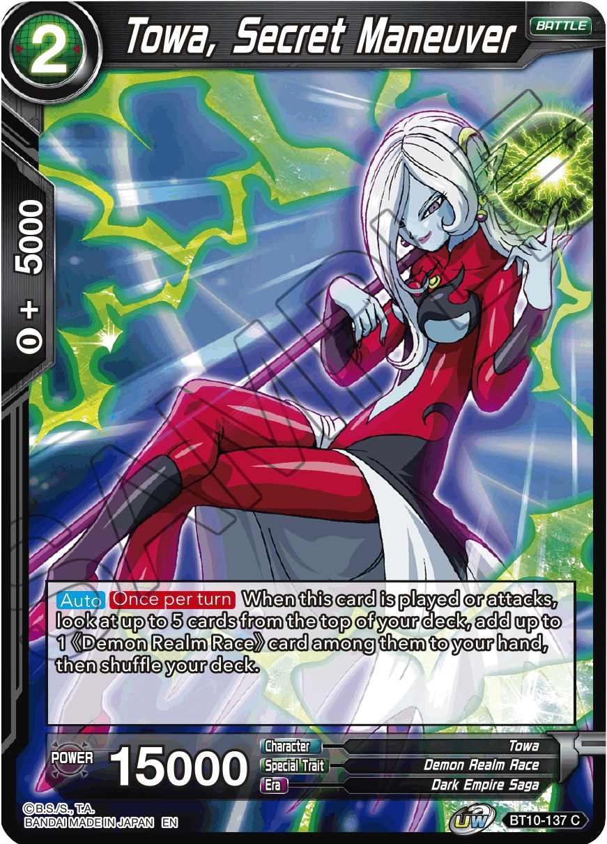 Towa, Secret Maneuver - Rise of the Unison Warrior - Dragon Ball Super:  Masters