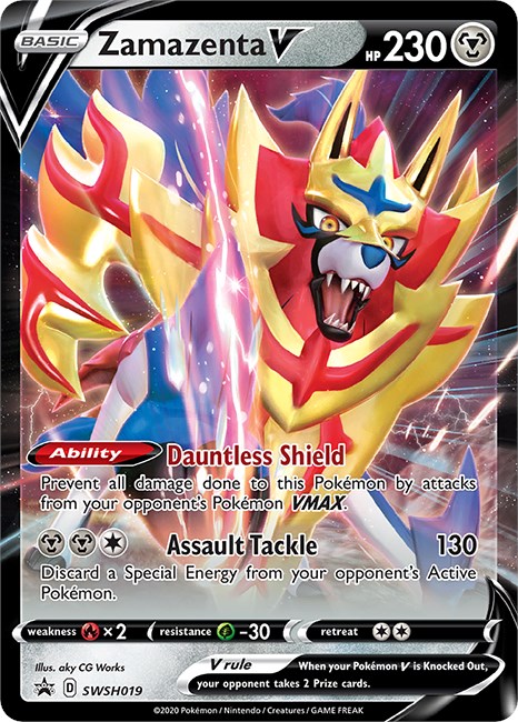 Zamazenta V - SWSH019 Ultra Rare Promo - Sword and Shield – JAB