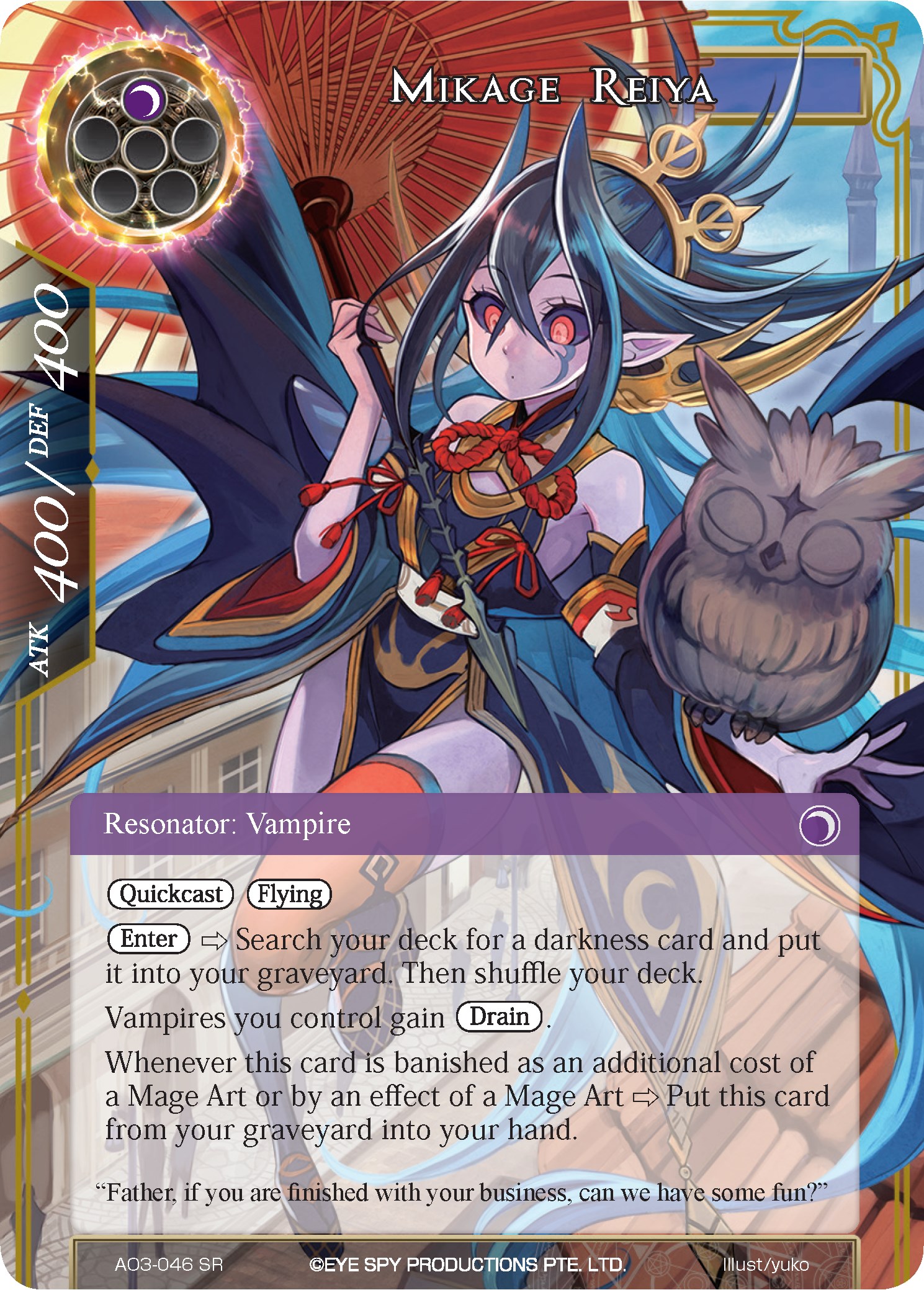 Mikage Reiya Alice Origin III Force of Will