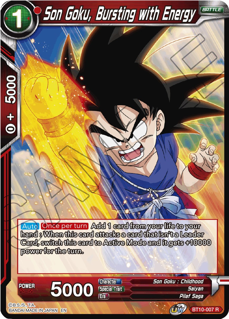 Son Goku, Bursting with Energy - Rise of the Unison Warrior - Dragon ...