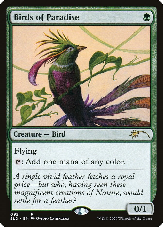 Birds of Paradise (92) - Secret Lair Drop Series - Magic: The