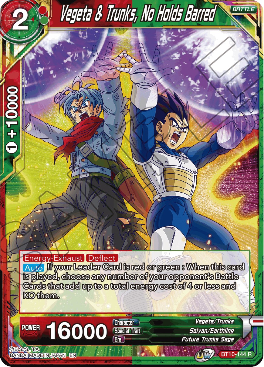 Vegeta & Trunks, No Holds Barred - Rise of the Unison Warrior - Dragon ...