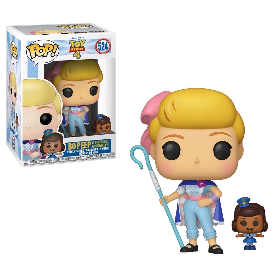 Toy Story 4: Bo Peep (with Officer Giggle McDimples) - Pop! Vinyl - Funko
