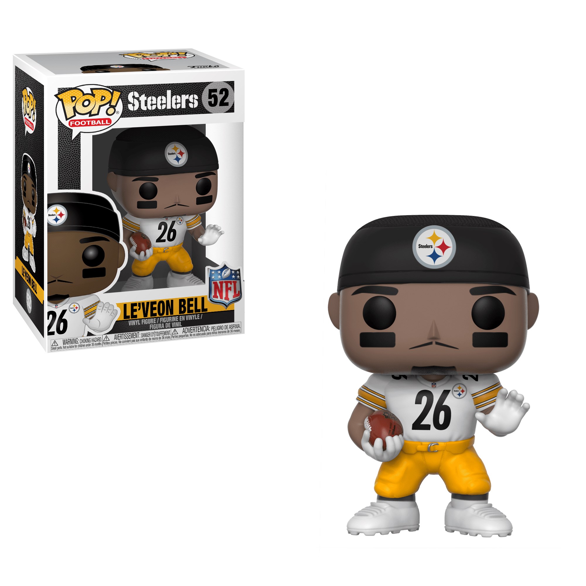 Funko NFL Pittsburgh Steelers POP Football LeVeon Bell Vinyl