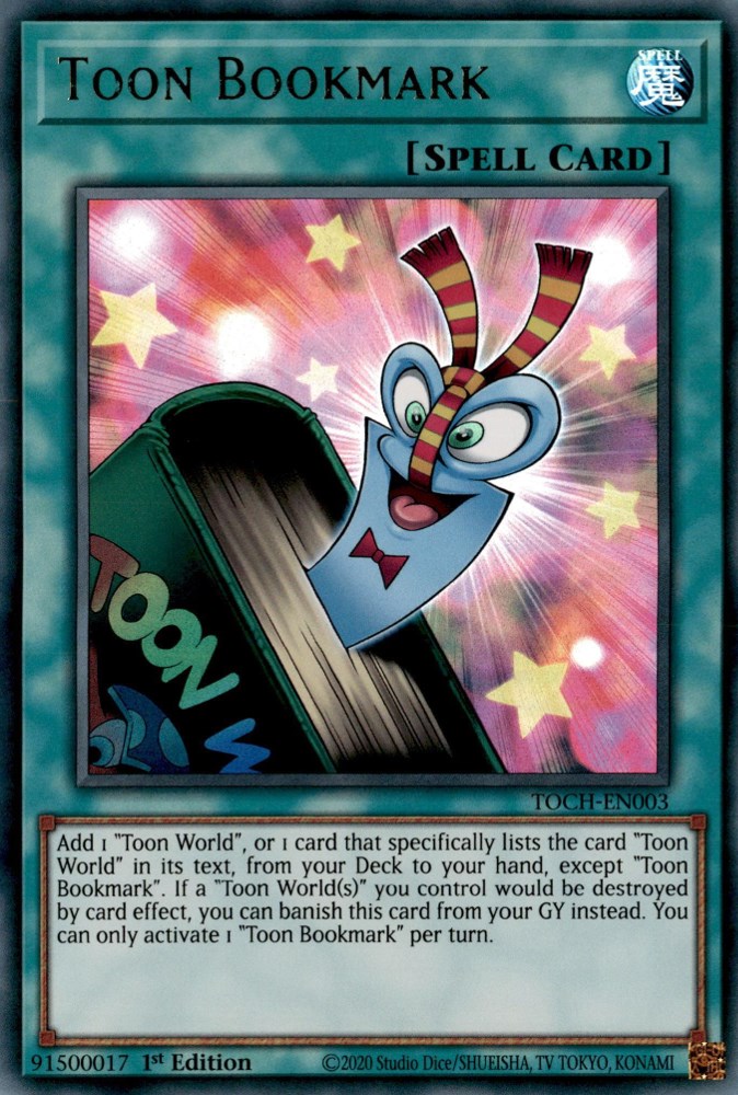 Toon Bookmark - Toon Chaos - YuGiOh