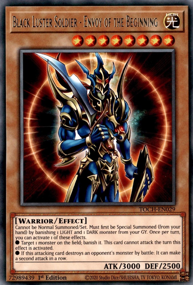 Yugioh Black Luster Soldier Tournament Deck Super Soldier 