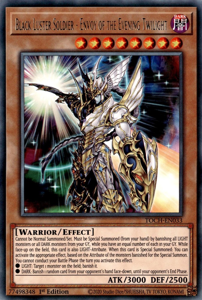 Black Luster Soldier - Envoy of the Beginning Yugioh Special & Deluxe  Editions, Yu-Gi-Oh!