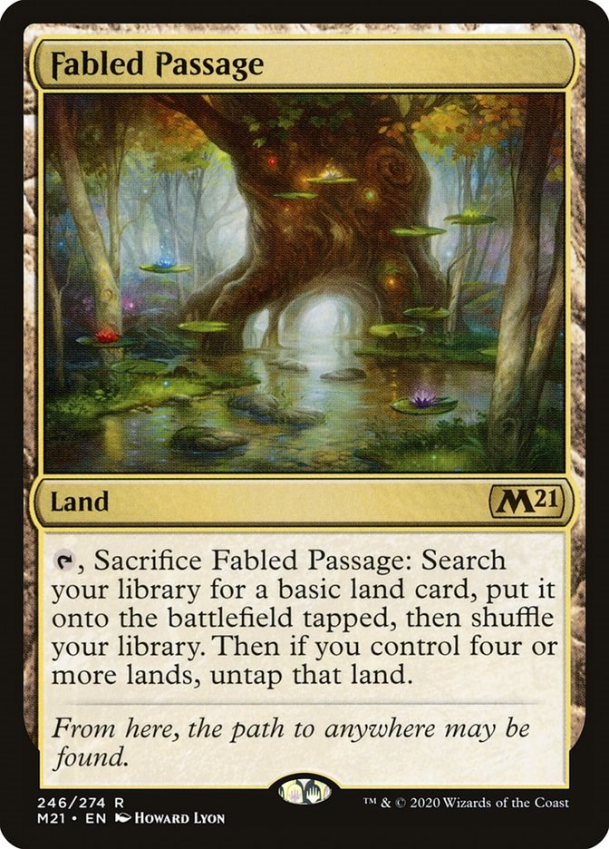 Fabled Passage Core Set 21 Magic The Gathering Fabled Passage Core Set 21 Magic The Gathering