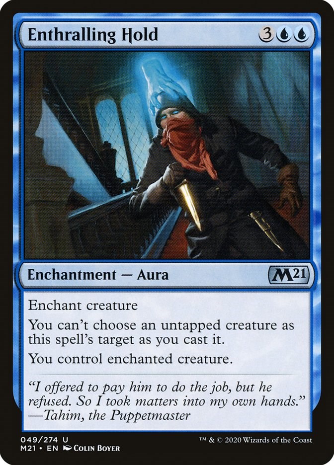 Enthralling Hold - Core Set 2021 - Magic: The Gathering