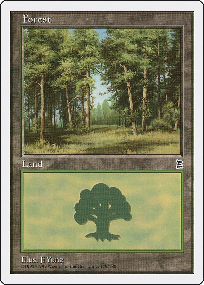 Forest Bear Portal Three Kingdoms LP-NM Green Common mtg magic the Gathering 
