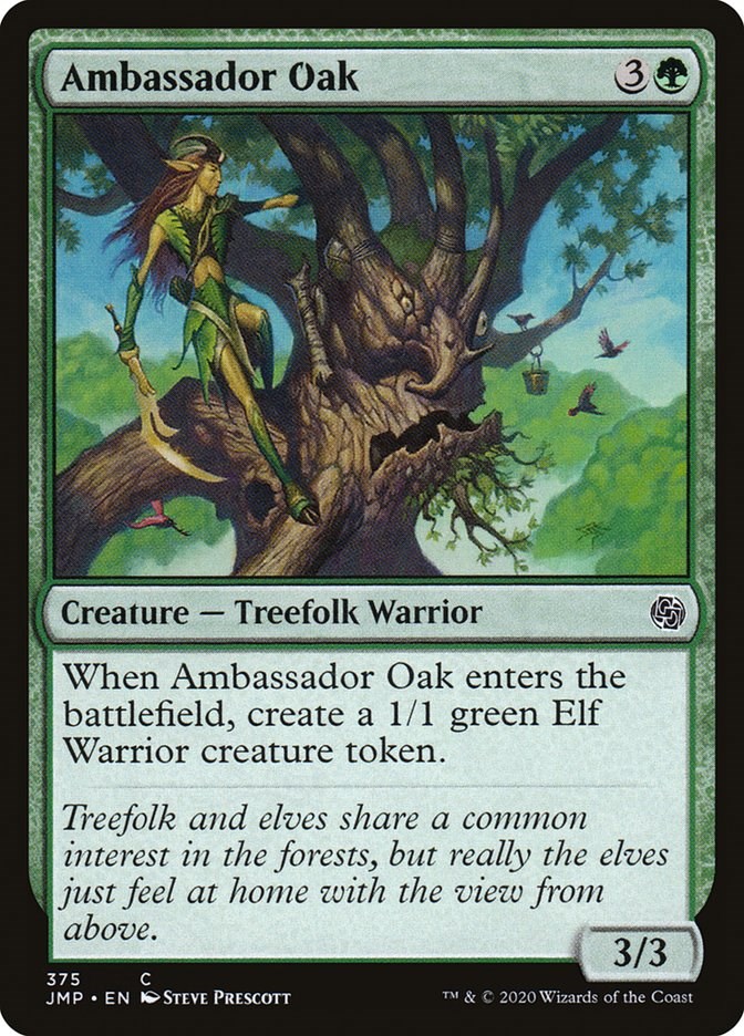 WOOD ELVES Exodus COMMON; played Excellent condition x4 MTG 