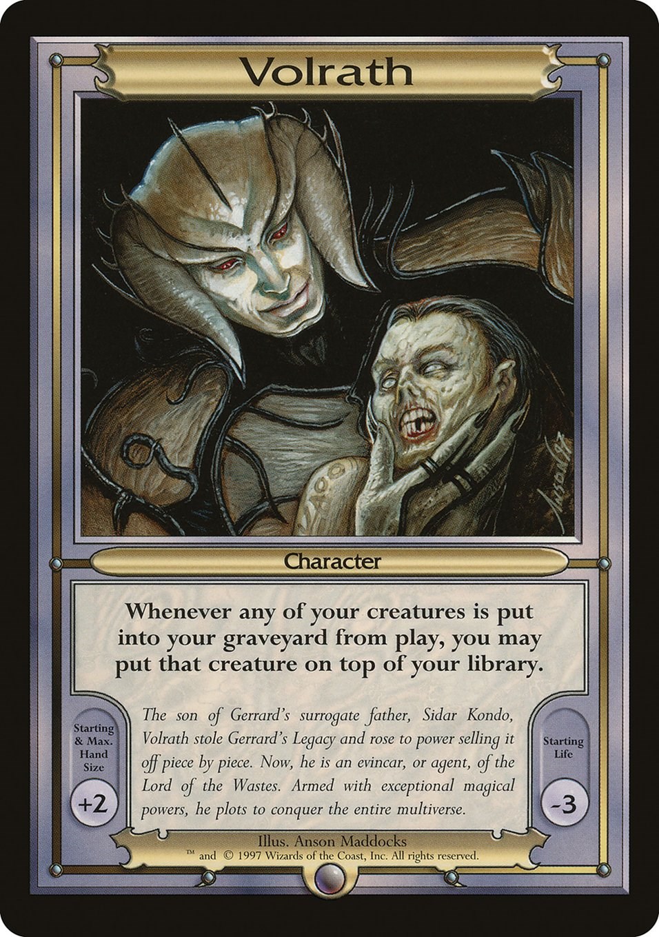 Volrath (Oversize) - Vanguard - Magic: The Gathering