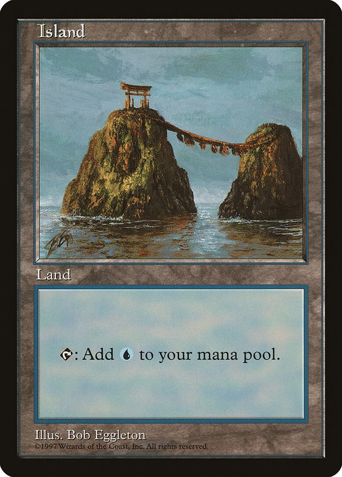 Island - Blue Pack (Eggleton) - APAC Lands - Magic: The Gathering