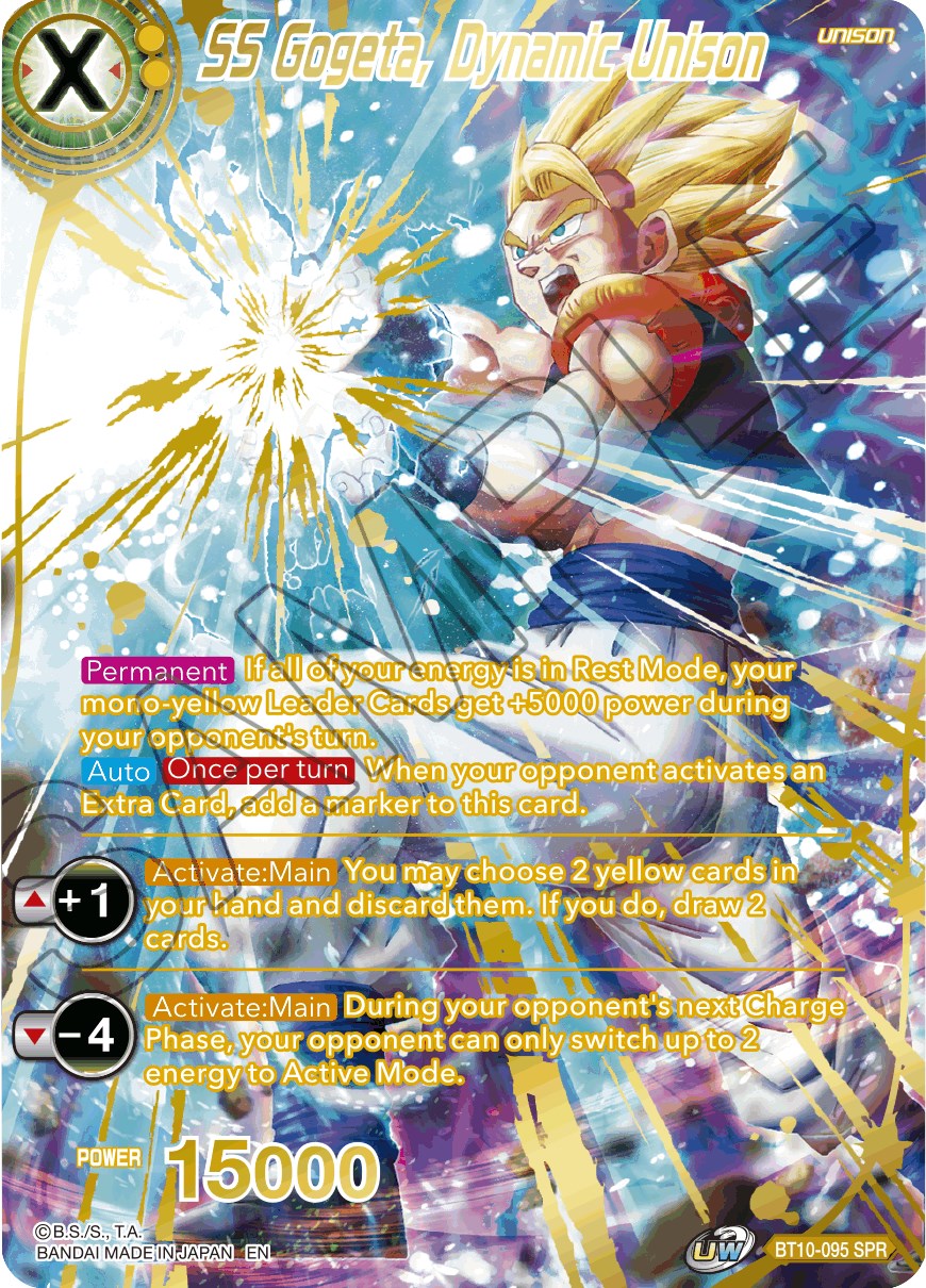 Dragon Ball Super Previews Fighter's Ambition: SSB Gogeta SPR