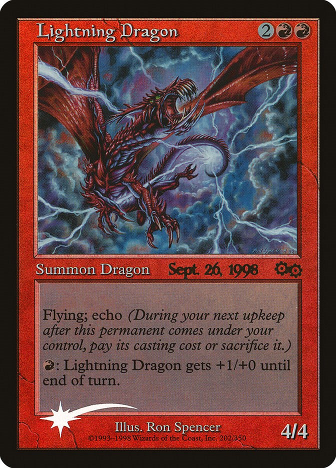 Lightning Dragon - Prerelease Cards - Magic: The Gathering