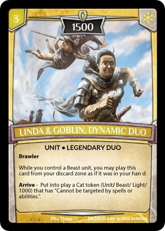 Linda &amp; Goblin, Dynamic Duo - Argent Saga Promos - Argent Saga TCG