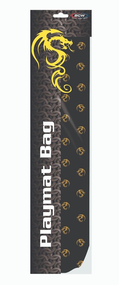 BCW Playmat Bag Gold Dragon BCW Playmat Storage Playmats