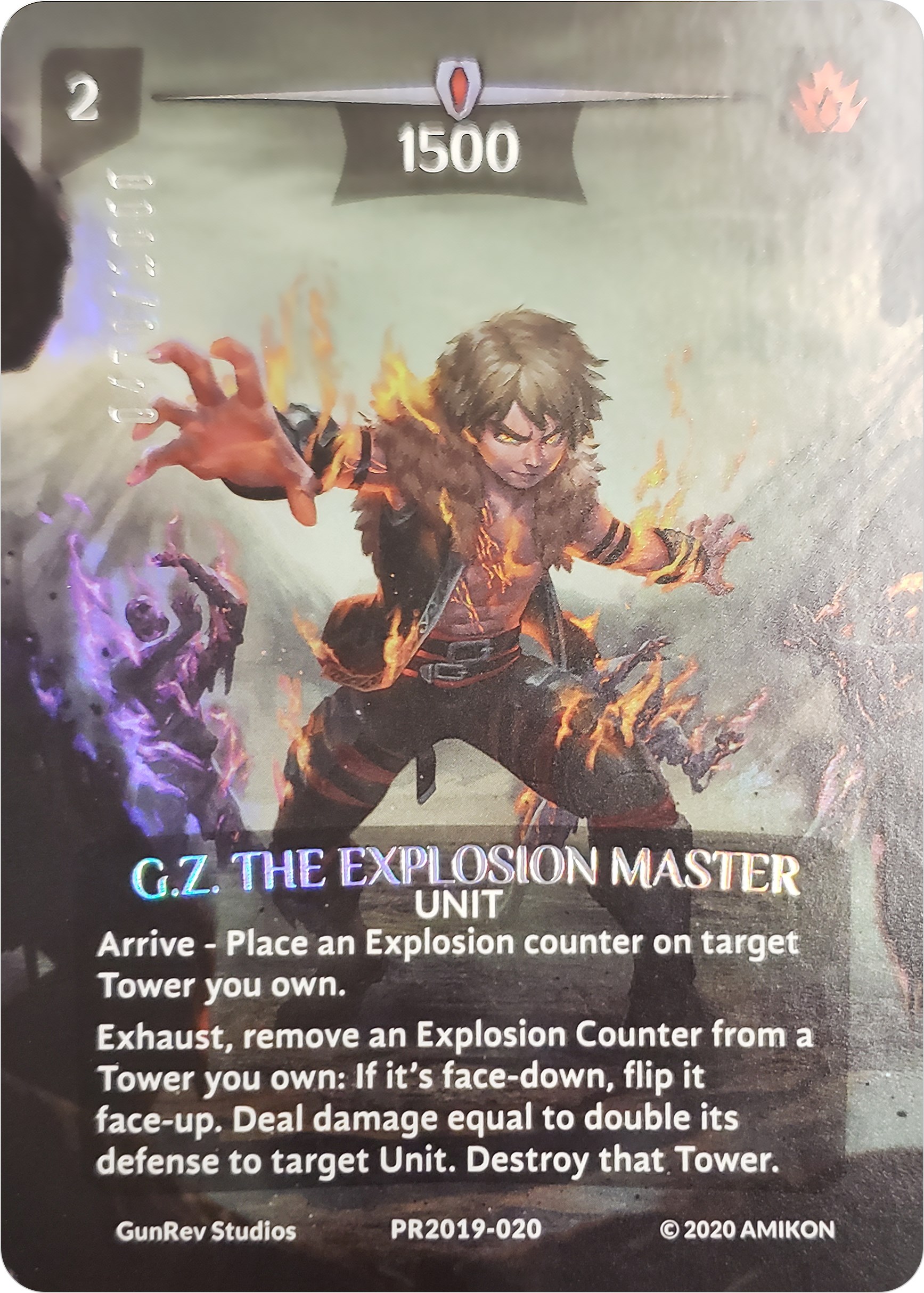 G.Z. the Explosion Master (Serial Numbered) - Argent Saga Promos ...