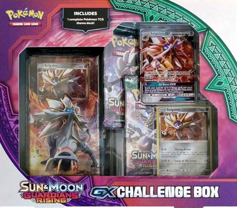 Solgaleo GX Challenge Box - SM - Guardians Rising - Pokemon