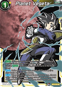 Planet Vegeta (Alternate Art) (BT3-105) [Special Anniversary Set 2020]