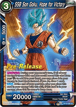 SSB Son Goku, Hope for Victory - Rise of the Unison Warrior Pre-Release ...