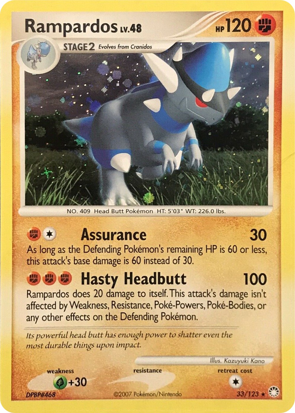 Rampardos card artwork