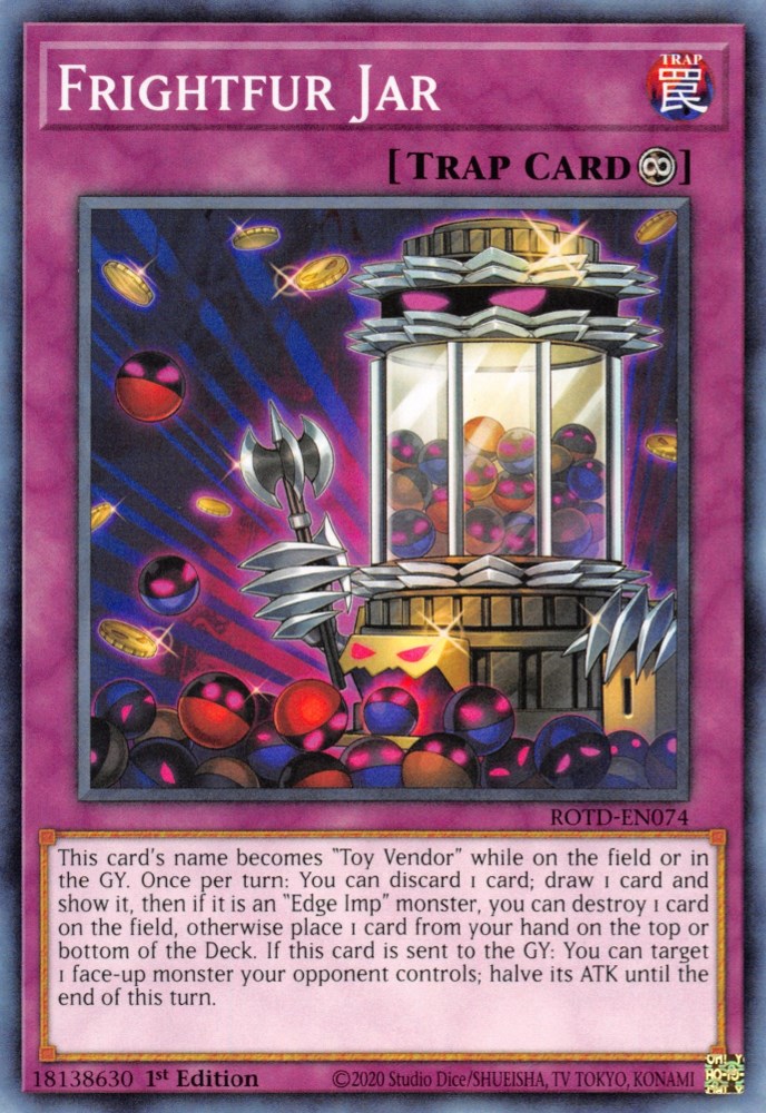 Frightfur Jar Rise of the Duelist YuGiOh