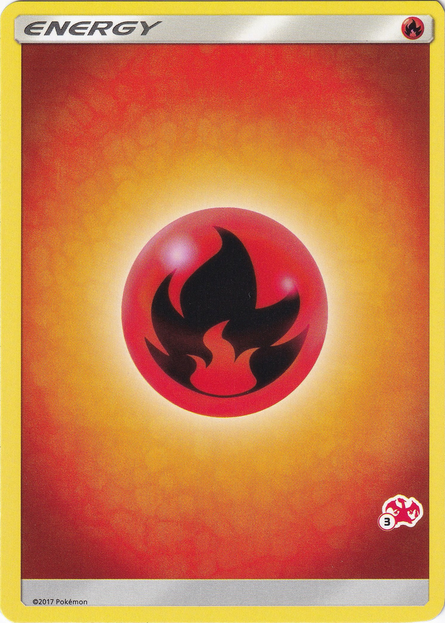 Fire Energy (#3 Charizard Stamped) card artwork