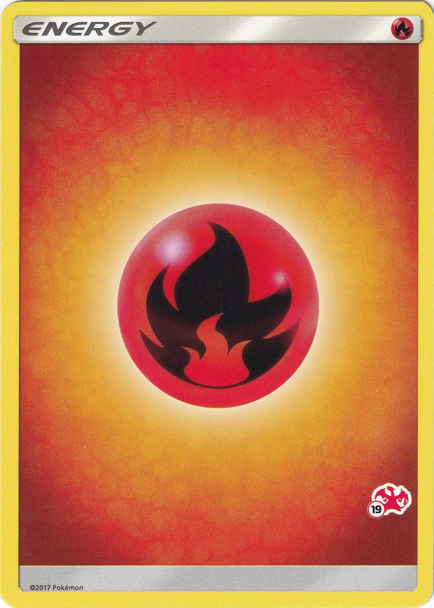 Fire Energy (#19 Charizard Stamped) card artwork