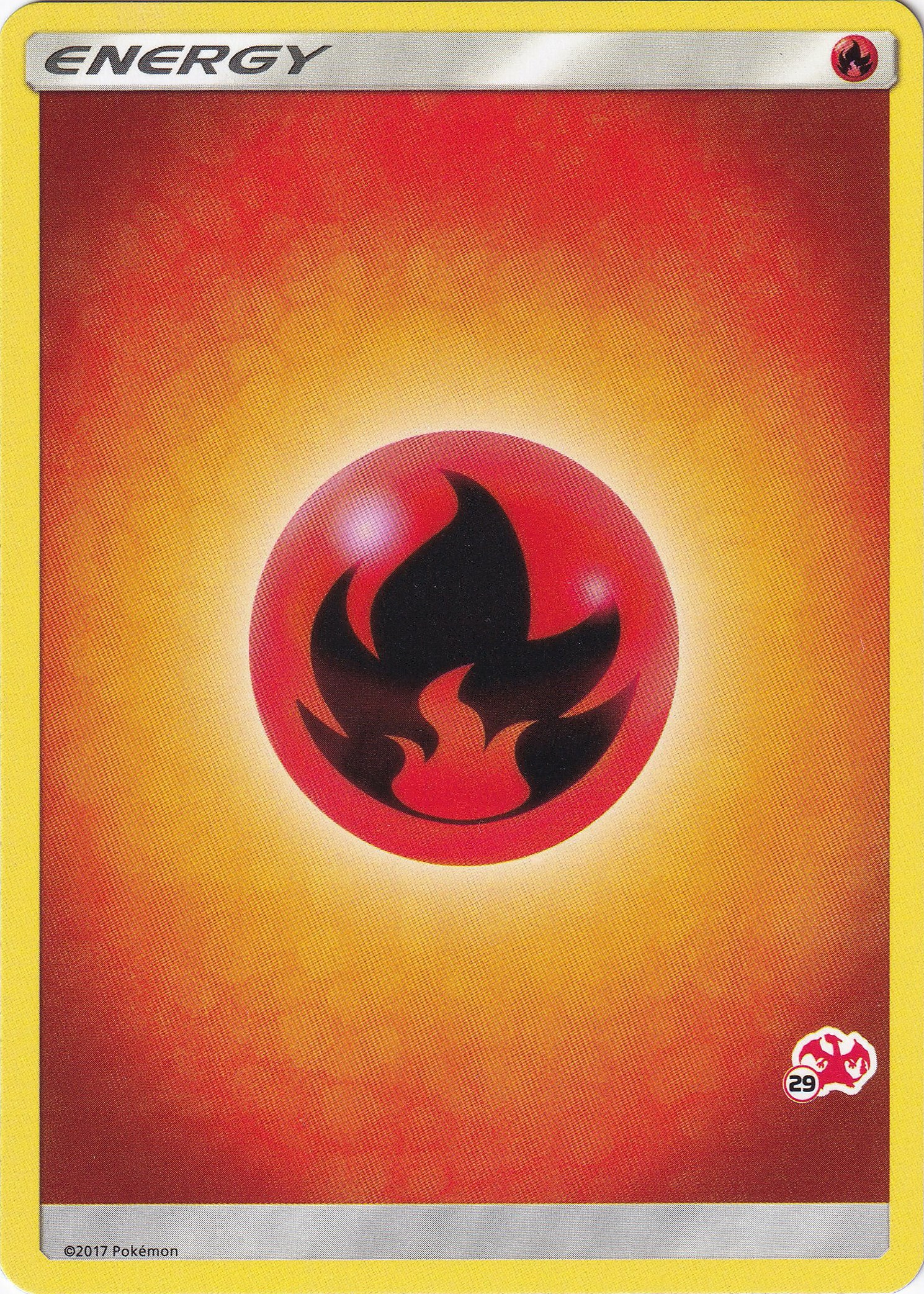Fire Energy (#29 Charizard Stamped) card artwork