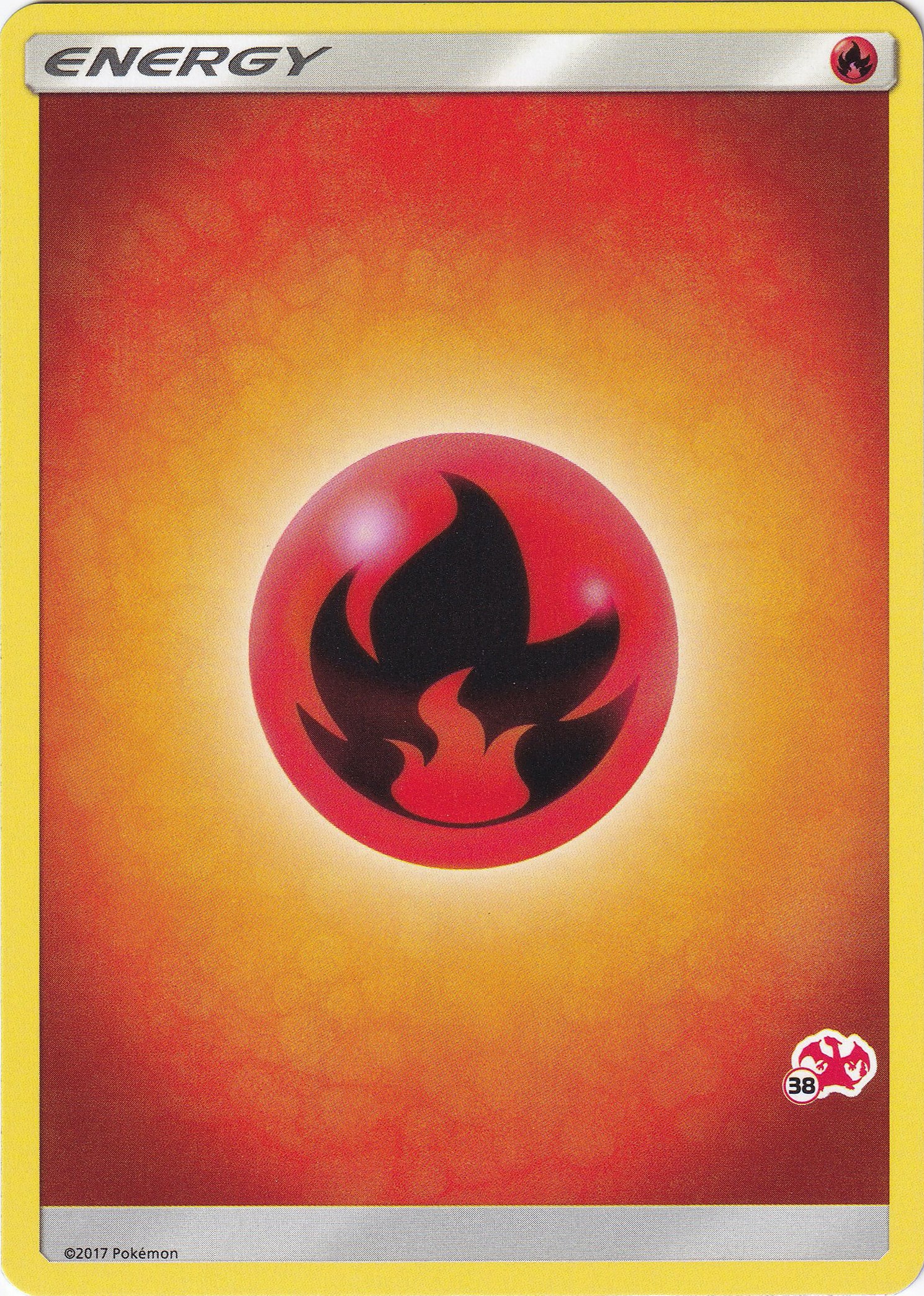 Fire Energy (#38 Charizard Stamped) card artwork