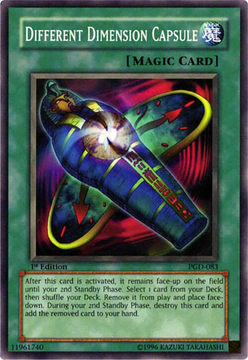 Different Dimension Capsule Pharaonic Guardian YuGiOh