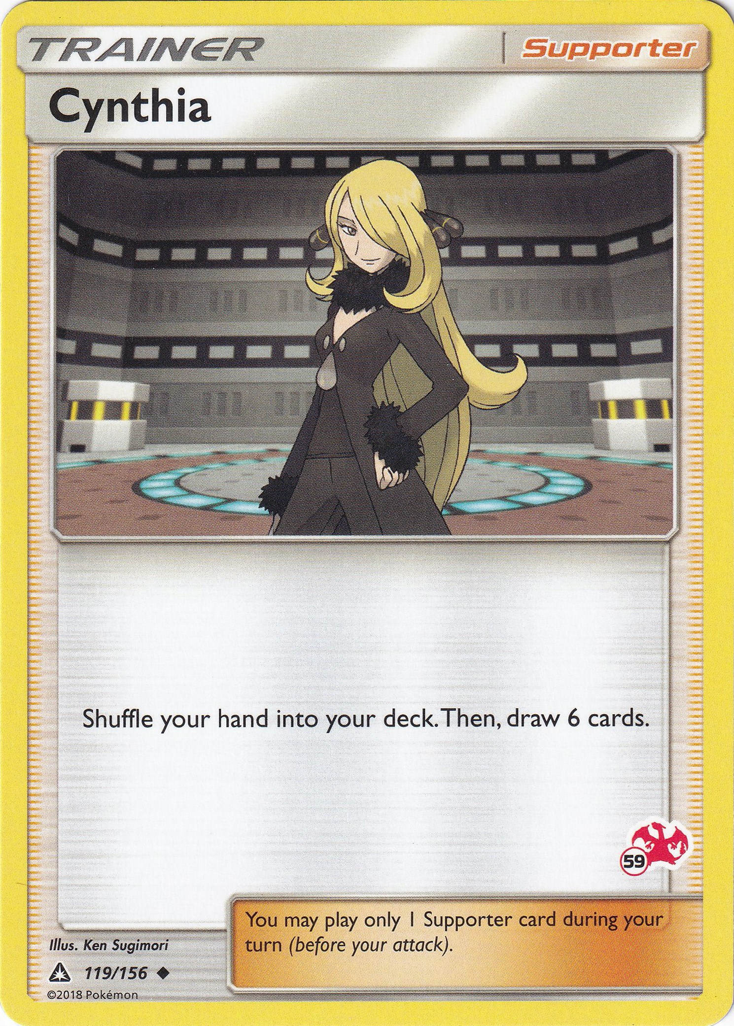 Cynthia card artwork