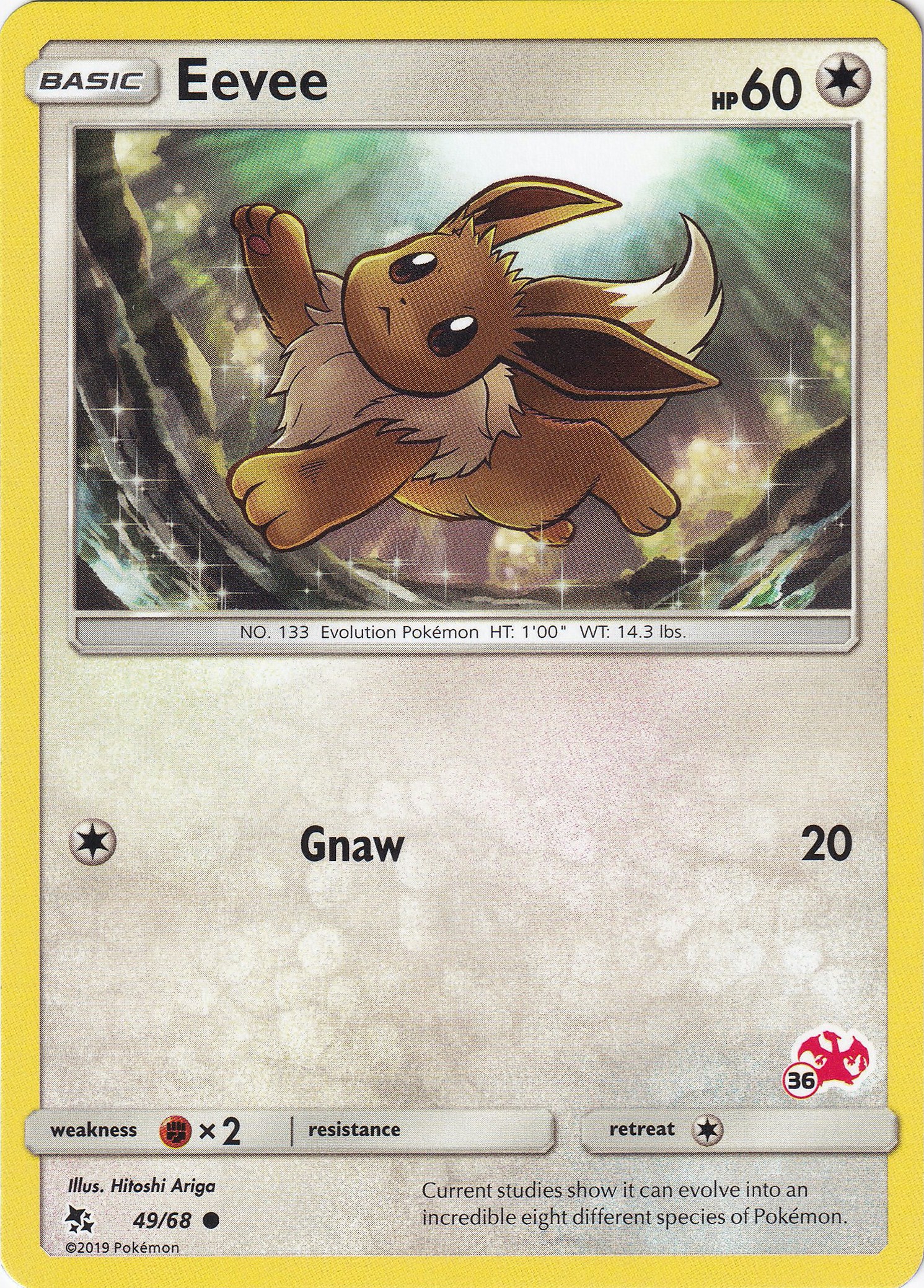 Eevee card artwork