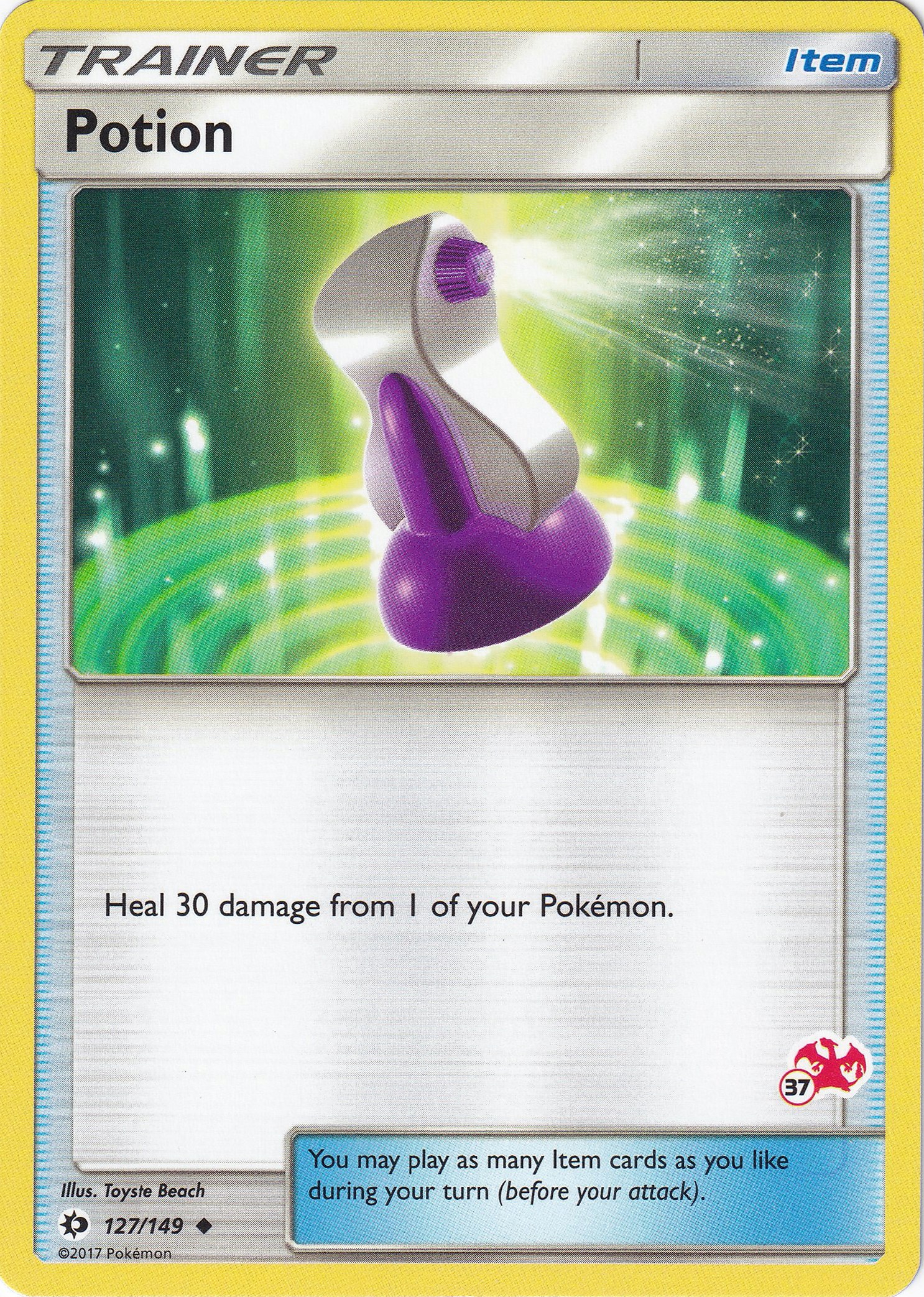 Potion - 127/149 (#37 Charizard Stamped) card artwork