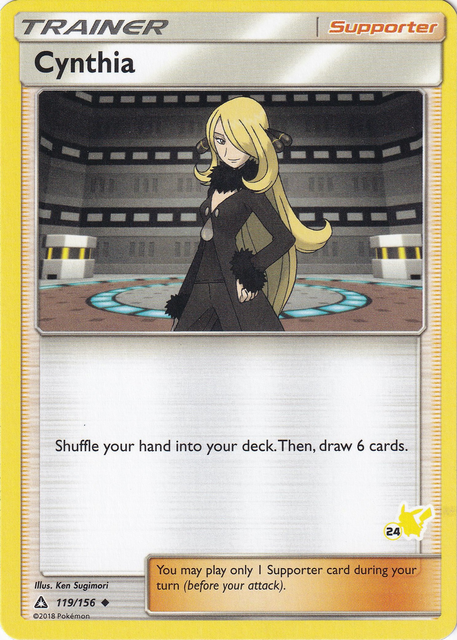Cynthia card artwork